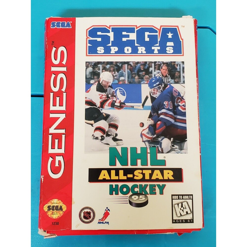NHL All-Star Hockey 95 (Sega Genesis, 1995) UNTESTED